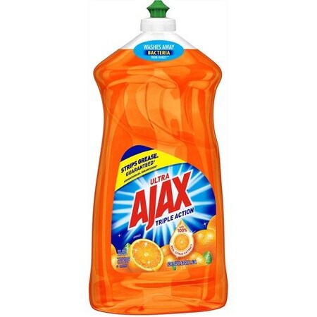 Ajax Liquid Dish Detergent, Antibacterial, 52 oz, Orange CPC149860